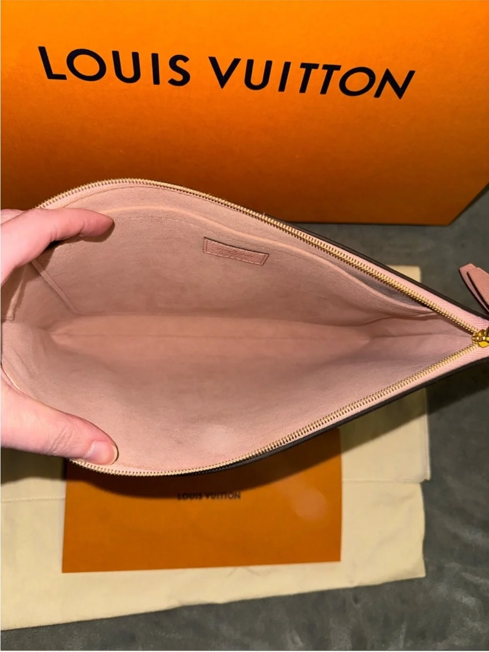 Louis Vuitton accent be soft